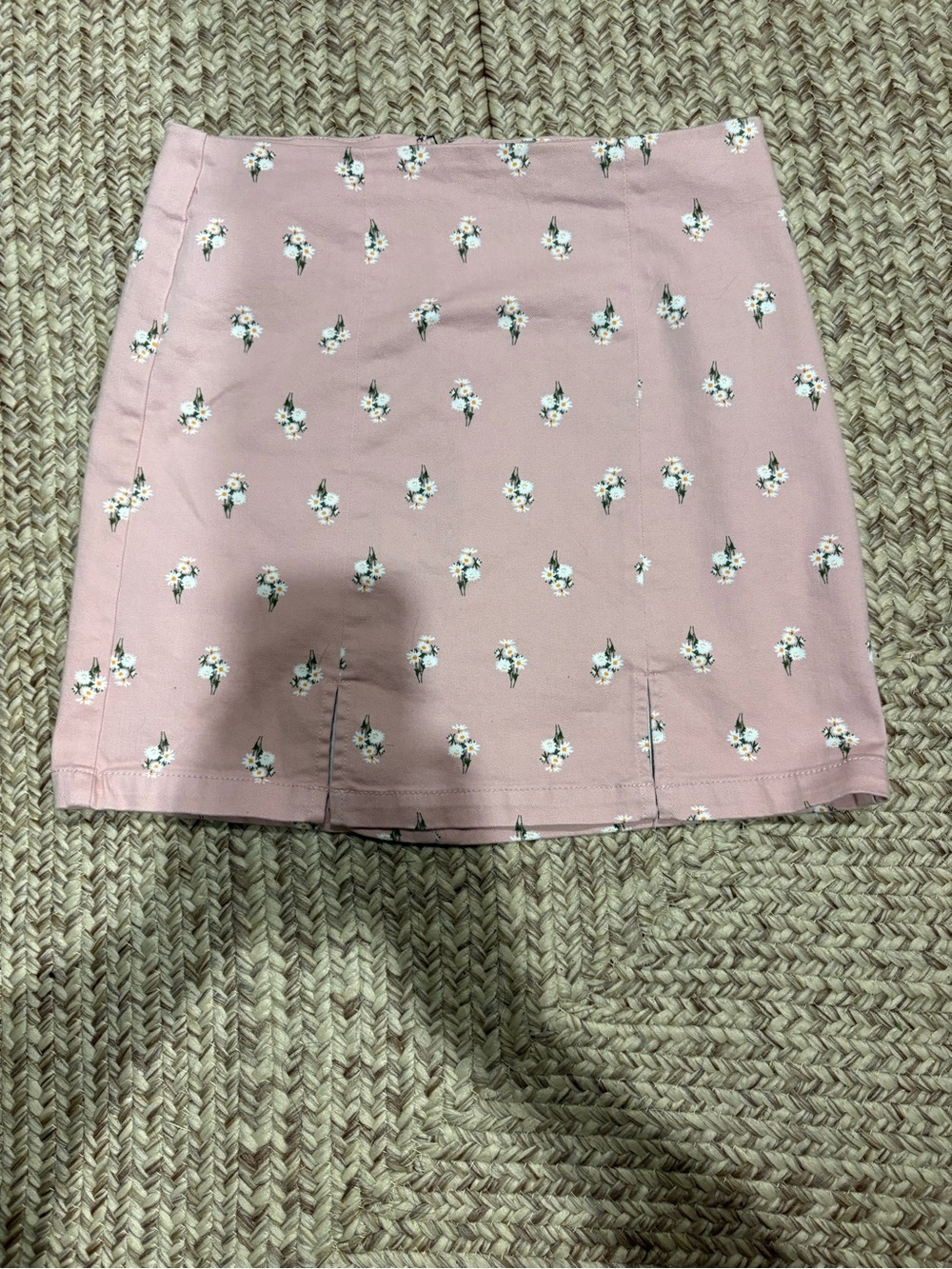 Aeropostale Dusty Pink Floral Mini Skirt